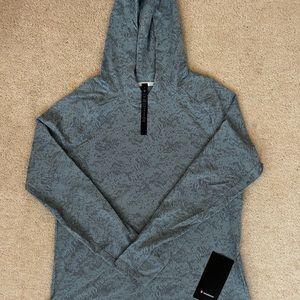 lululemon athletica Blue Patterned Hoodie